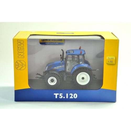 150 - Universal Hobbies Farm issue comprising 1/32 New Holland T5.120 Tractor. Appears excellent and secur... 