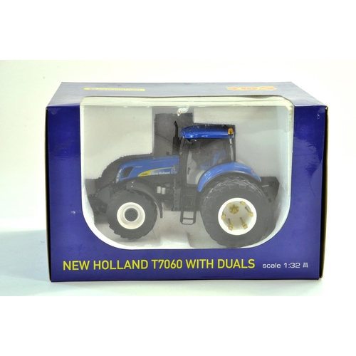 155 - ROS Farm issue comprising 1/32 New Holland T7060 Tractor with duals. Appears excellent with box. Con... 