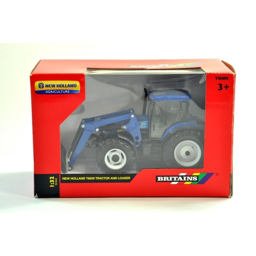 159 - Britains Farm issue comprising 1/32 New Holland T6020 Tractor with loader. Appears excellent and sec... 