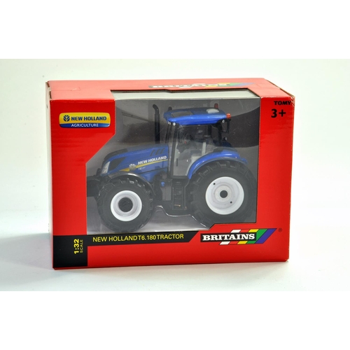 161 - Britains Farm issue comprising 1/32 New Holland T6.180 Tractor. Appears excellent and secured within... 
