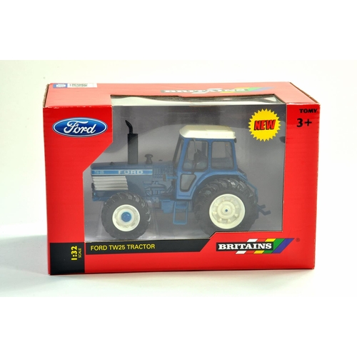 164 - Britains Farm issue comprising 1/32 Ford TW25 Tractor. Appears excellent and secured within box.  Co... 