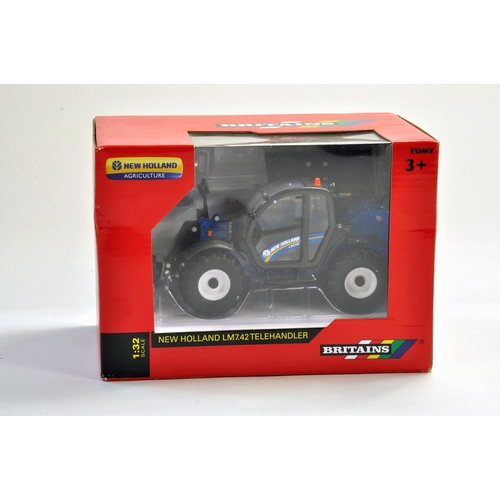 172 - Britains Farm issue comprising 1/32 New Holland LM7.42 Telehandler. Appears excellent and secured wi... 