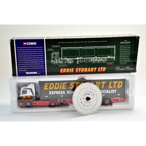 62 - Corgi Diecast Truck issue comprising No. 76602 Scania Box Trailer in the livery of Eddie Stobart. Ap... 