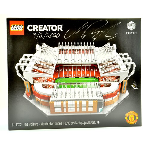 1090 - Lego Creator Set No. 10272 Old Trafford Manchester United Stadium. Signed by the Set Designer at the... 