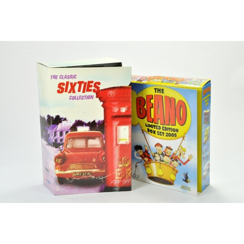 1133 - Duo of diecast promotional sets comprising Corgi No. CP99136 Royal Mail Gift Set plus Lledo Beano Se... 