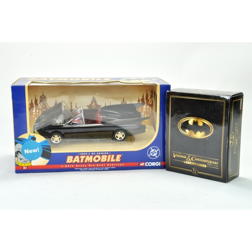 1163 - Duo of Corgi Diecast vehicles comprising 1/24 DC Comics Batmobile, plus 1/43 Vintage & Contemporary ... 