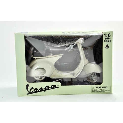 1230 - Large 1/16 Plastic Model of a Vespa Scooter. Very good to excellent in box.