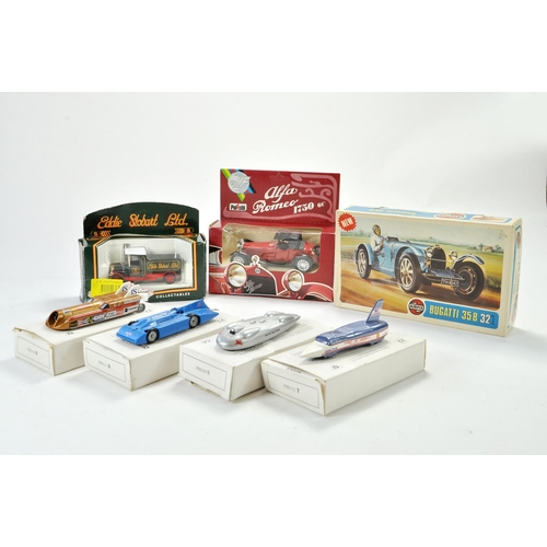 1238 - Misc. group of toys including Lledo Record Car Set, Polistil Alfa Romeo, Eddie Stobart and Airfix Bu... 