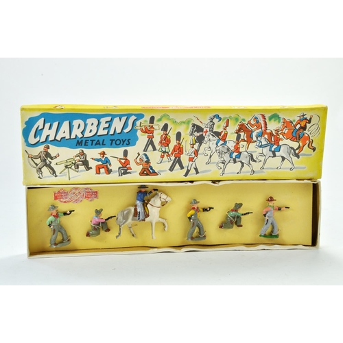 1264 - Charbens Metal Toys comprising Set of Six Cowboy Figures. Appear excellent with box.