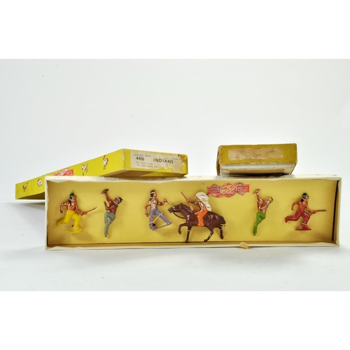 1265 - Charbens Metal Toys comprising Set of Six Indian Figures plus empty box. Appear excellent with box.