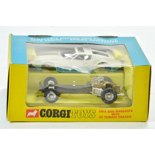 1315 - Corgi No. 271 Ghia 5000 Mangusta with De Tomaso Chassis. Very good to excellent, aerial broken in a ... 