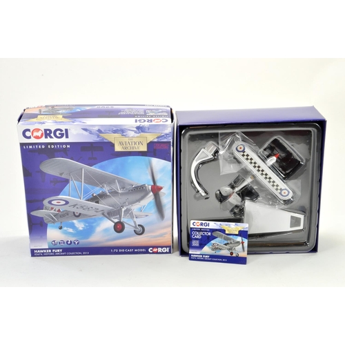 1559 - Corgi Diecast Aircraft Aviation Archive 1/72 comprising no. AA27301 Hawker Fury. Appears complete, e... 