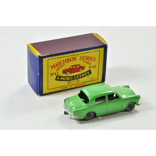 1338 - Matchbox Regular Wheels No. 43a Hillman Minx in Green. Generally excellent, little or no signs of we... 