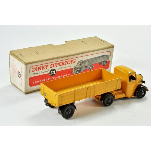 1345 - Dinky No. 521 Bedford Articulated Lorry in Yellow with Black Hubs. Very Good with minor signs of wea... 