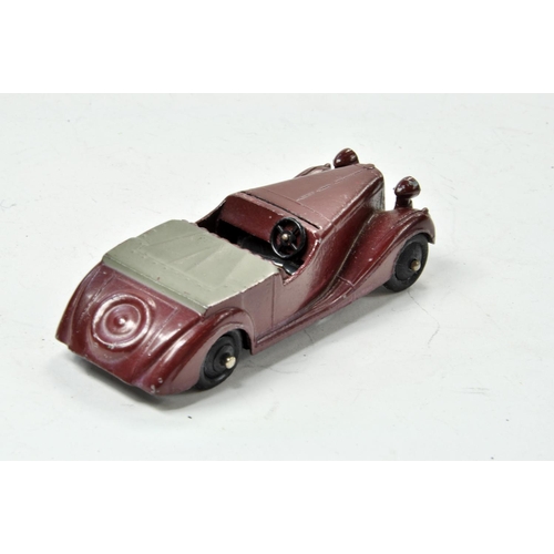 1418 - Dinky no. 38b Sunbeam Talbot in maroon. Generally very good to excellent with minor marks and wear.