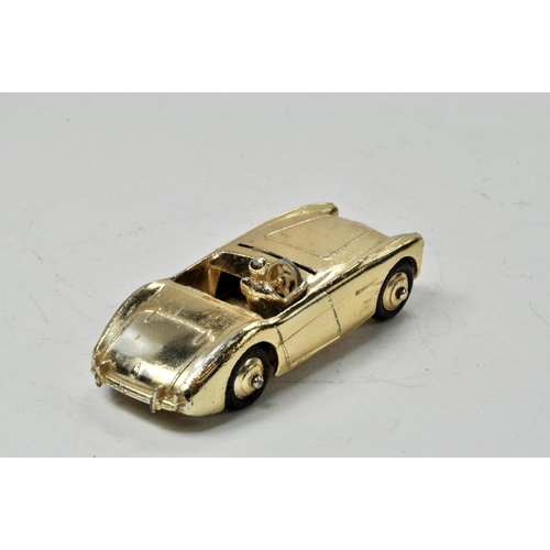 1440 - Dinky no. 109 Gold Plated commemorative Austin Healey appears very good with minor marks. Rare.