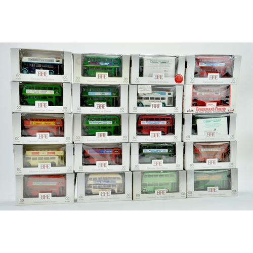 604 - Group of 20 early boxed EFE 1/76 Diecast Bus issues in various operator liveries, some code 3 issues... 