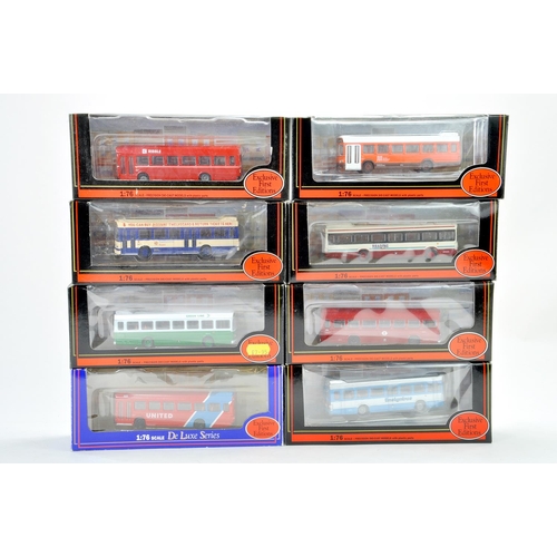 606 - Group of 8 boxed EFE 1/76 Diecast Leyland Bus issues in various operator liveries. Appear generally ... 