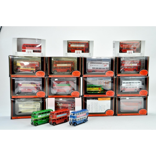 610 - Group of 15 boxed EFE 1/76 Diecast (mostly) Route Master issues plus 3 unboxed in various operator l... 