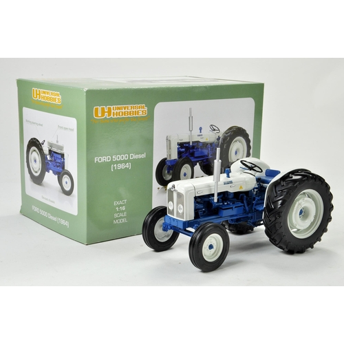 14 - Universal Hobbies 1/16 Ford 5000 (USA) Diesel Tractor. Has been on display but appears excellent wit... 