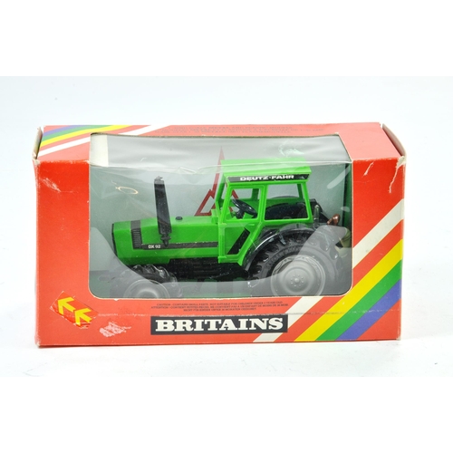 146 - Britains 1/32 Farm issue comprising Deutz DX92 Tractor. Excellent, in bespoke box.