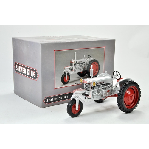 15 - Spec Cast 1/16 Resin Special Edition Silver King Tractor. Has been on display, and extremely fragile... 