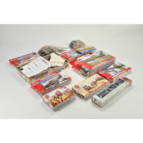 2 - A quantity of plastic model kits comprising mostly Airfix plus other items.