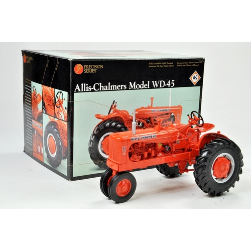 53 - Ertl Precision Series 1/16 Allis Chalmers WD-45 Row Crop Tractor. Has been on display, otherwise app... 