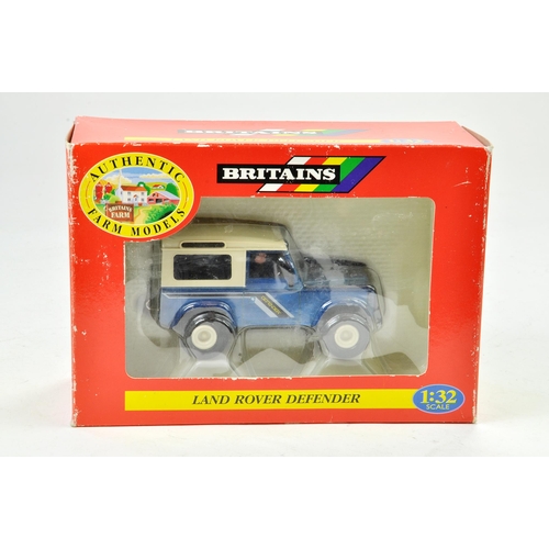 67 - Britains Farm 1/32 Land Rover Defender. Excellent, box has some storage wear.