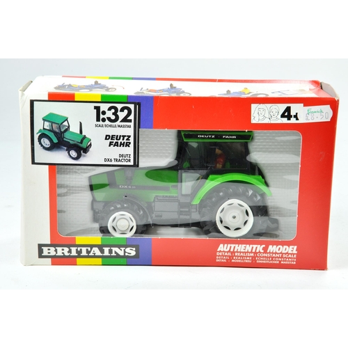 72 - Britains Farm 1/32 Deutz DX6 Tractor. Excellent, box has some minor storage wear.