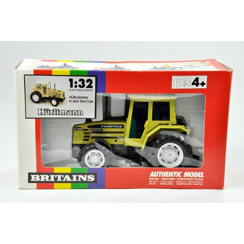 73 - Britains Farm 1/32 Hurlimann H468 Tractor. Excellent, box has some very minor storage wear.