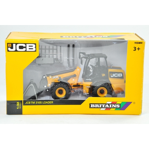 87 - Britains 1/32 Farm issue comprising JCB TMS 310S Loader. Excellent, box has very minor storage wear.