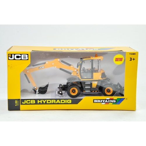 94 - Britains 1/32 Farm issue comprising JCB Hydradig. Excellent, with box.