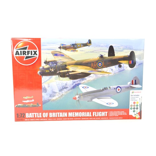 1 - Airfix Plastic Model Kit comprising 1/72 Battle of Britain Memorial Flight. Looks to be complete.