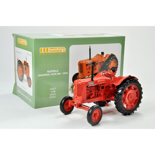 13 - Universal Hobbies 1/16 Nuffield Universal Four DM Tractor. Has been on display but appears excellent... 