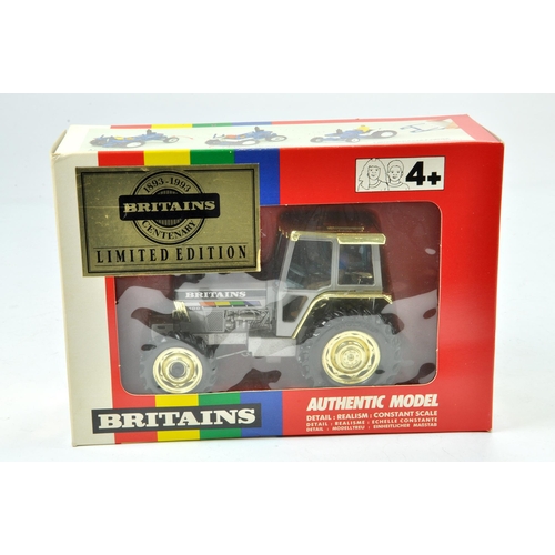 108 - Britains 1/32 Farm issue comprising Centenary 100 Year tractor. Excellent, box has very minor storag... 