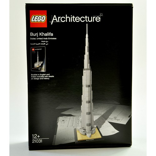 650 - Lego Architecture No. 21031 Burj Khlifa Set. Unopened.  Note: We are always happy to provide additio... 