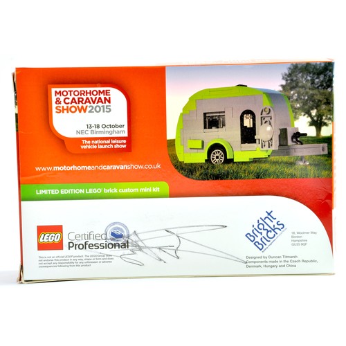 659 - Lego Professional Certified Set for 2015 Motorhome and Caravan Show. Signed Limited Issue. Unopened.... 