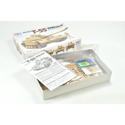 700 - Tamiya 1/35 Plastic Model Kit comprising Iraqi T-55 Tank Enigma. Appears complete in bags with extra... 