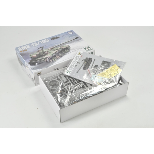 707 - TAKOM 1/35 Plastic Model Kit comprising AMX -13/105. Appears complete, in bags with additional photo... 