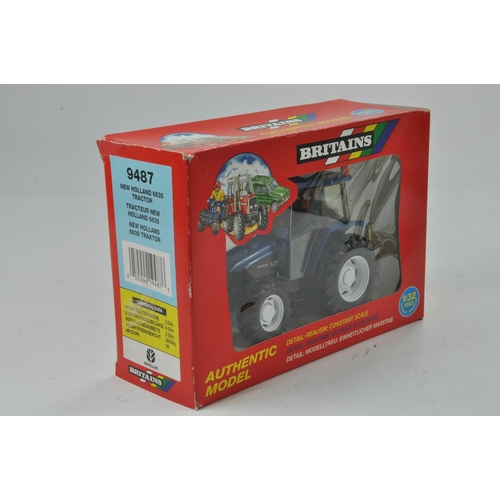 121 - Britains 1/32 Farm issue comprising New Holland L85. Excellent, box has some slight storage wear.