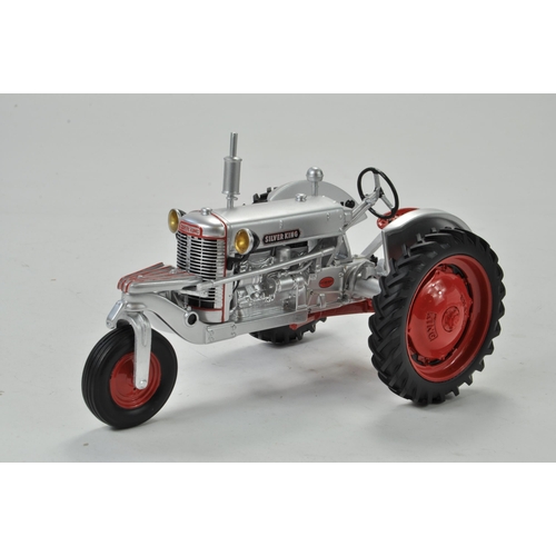 15 - Spec Cast 1/16 Resin Special Edition Silver King Tractor. Has been on display, and extremely fragile... 