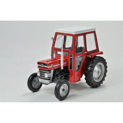 19 - Universal Hobbies 1/16 Massey Ferguson 135 Tractor with Cab. Has been on display but appears excelle... 