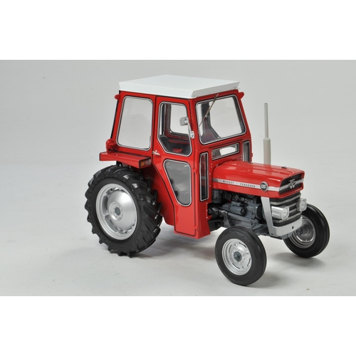 19 - Universal Hobbies 1/16 Massey Ferguson 135 Tractor with Cab. Has been on display but appears excelle... 