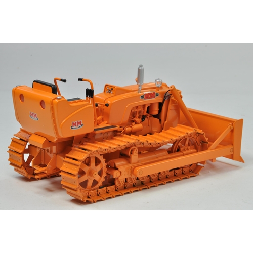 23 - Spec Cast 1/16 Minneapolis Moline Crawler Two Star Tractor with Blade. Has been on display but appea... 