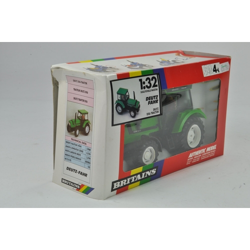 72 - Britains Farm 1/32 Deutz DX6 Tractor. Excellent, box has some minor storage wear.