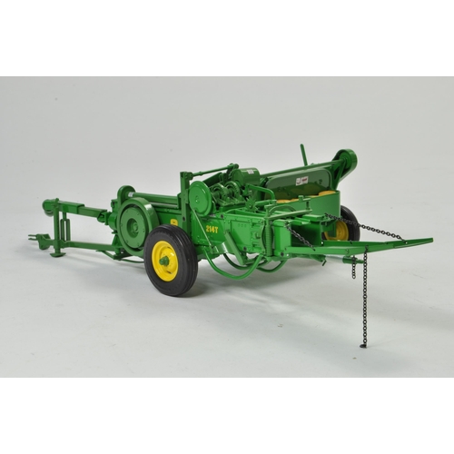 9 - Ertl Precision Series 1/16 John Deere 214-T Baler. Has been on display, rear chute chain needs atten... 