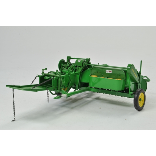 9 - Ertl Precision Series 1/16 John Deere 214-T Baler. Has been on display, rear chute chain needs atten... 