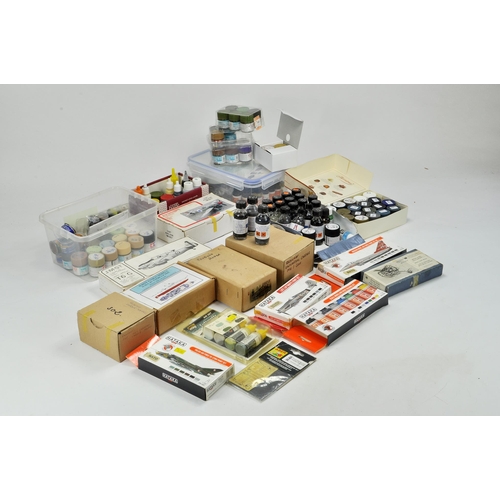 735 - A group of model making / kit conversion parts and accessories including decals, photoetched items e... 