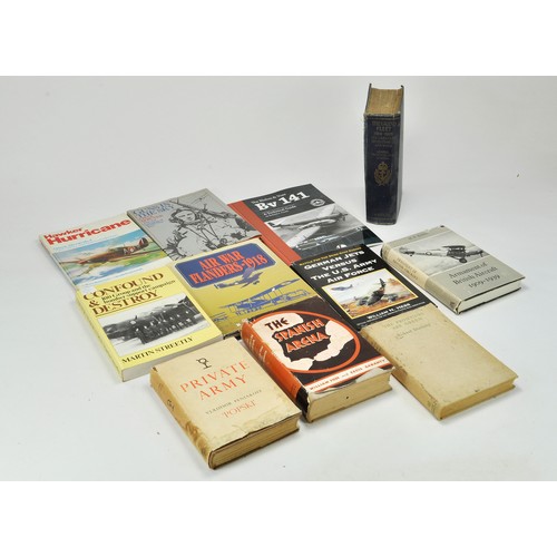 747 - Military Books / Publications x 11 comprising various non fiction - reference books including some o... 